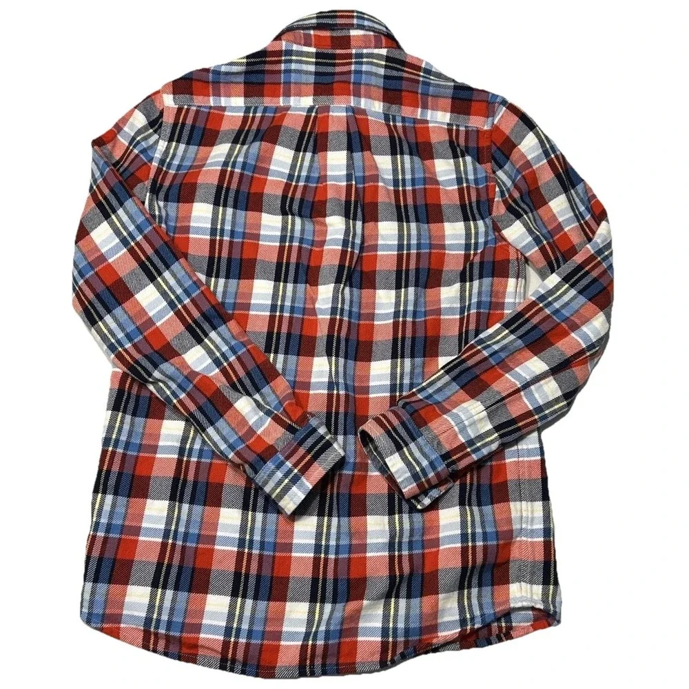Boys Vineyard Vines‎ Long Sleeve Flannel Shirt Button Front Sz Large 16
